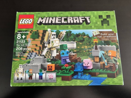 Lego Minecraft 21123 The Iron Golem 208 pieces