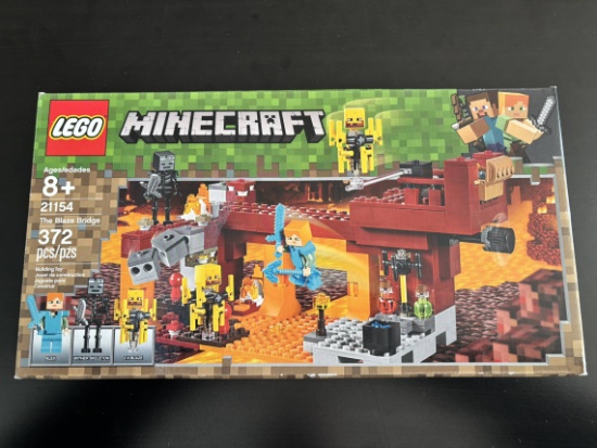 Lego Minecraft 21154 The Blaze Bridge 372 pieces