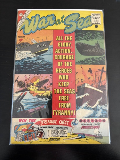 War at Sea Charlton Comics Group #40 Silver Age 1961