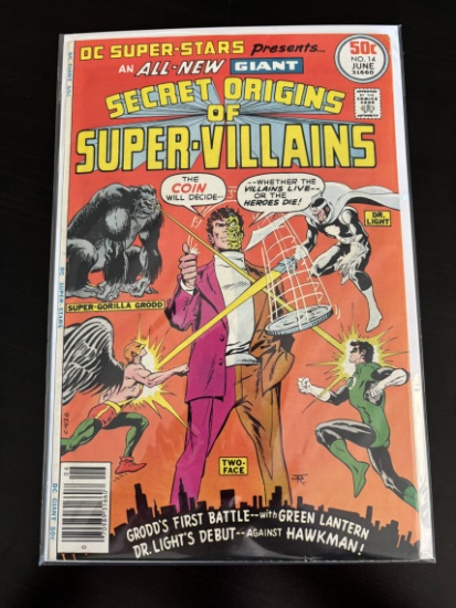 DC Super-Stars presents Secret Origins of Super-Villains DC Comic #14 Bronze Age 1977