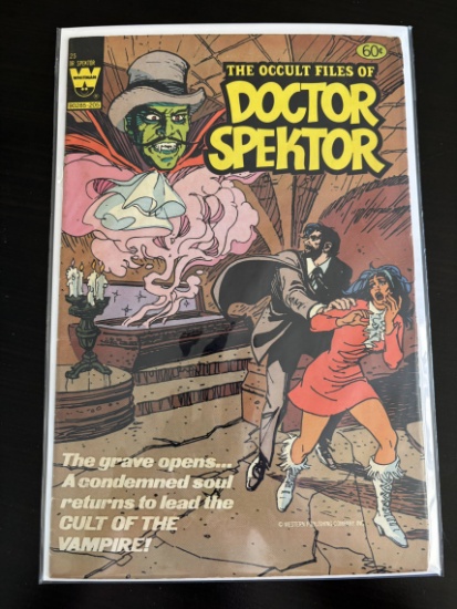 The Occult Files of Doctor Spektor Whitman Comic #25 Bronze Age 1982