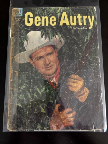 Gene Autry Comics Dell Comic #91 Golden Age 1954