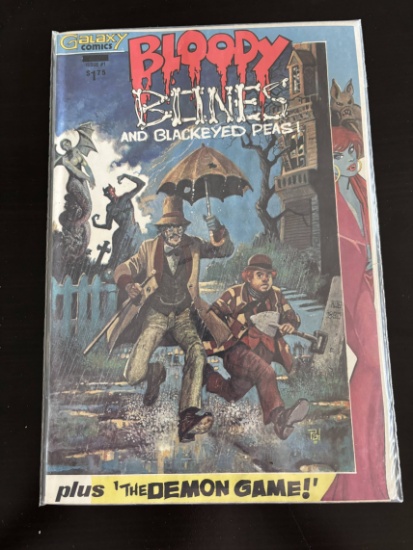 Bloody Bones and Blackeyed Peas Galaxy Comics #1 Bronze Age 1984