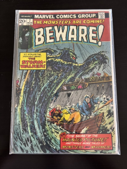 Beware Marvel Comic #7 Bronze Age 1974