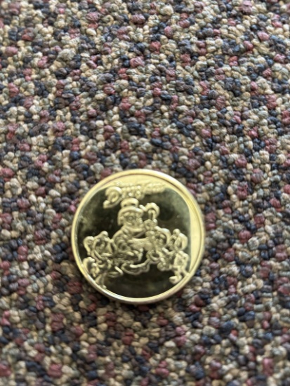 Disneyland Resort Commemorative Medallion 2024 DuckTales. Excellent Condition.