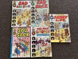 5 Issues. Sad Sad Sack World Harvey Comics #14. Sad Sack Harvey Comics #226 & #280. Sad Sack Laugh S