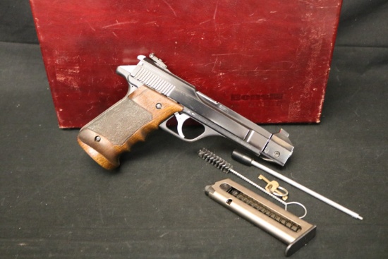 Scarce and Desirable Benelli B80S Target 7.63 32ACP Pistol with Original Case