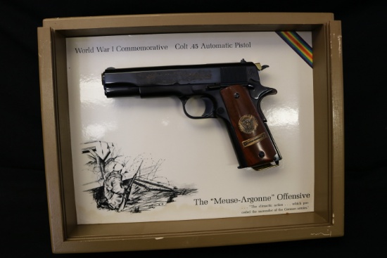 Nib World War 1 Colt 1911 "the Meuse-argonne Offensive" Commemorative 45 Acp