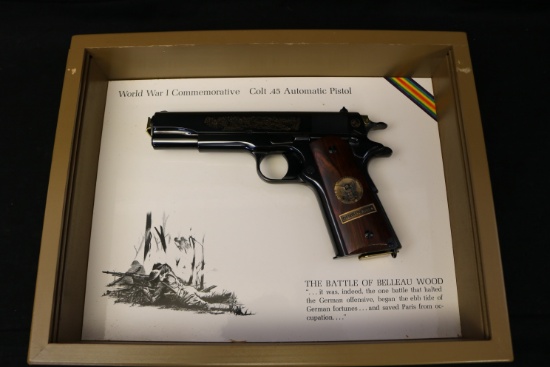 Nib World War 1 Colt 1911 "the Battle Of Belleau Wood" Commemorative 45 Acp