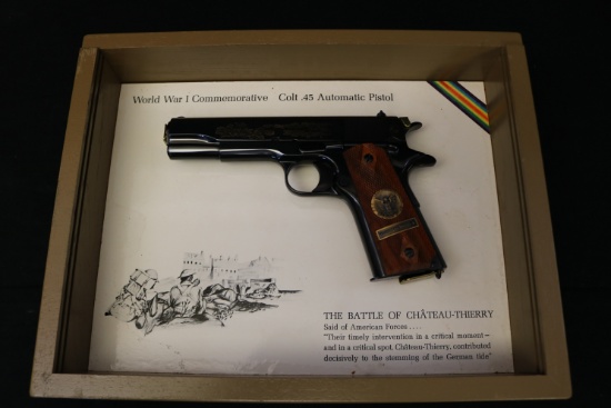 Nib World War 1 Colt 1911 "the Battle Of Chateau-thierry" Commemorative 45 Acp