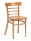 (25) ECO-055 D Natural/Veneer Seat Ladderback Chairs, No Arms Indoor 