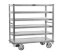 Metro MQ-609F Queen Mary Banquet Service Cart w/6 Flat Shelves 