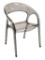 (30) Gossip Smoke Gray Chairs w/Arms Outdoor/Indoor 