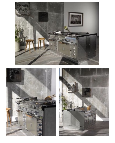 Officine Gullo Firenze Professional Cooking Island New Showroom Item $95k New) No Reserve SEE VIDEO
