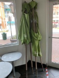 (4) Outdoor Umbrellas w/Mobile Stands