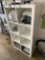 8 Cube White Storage Shelves 31”W x 15.5”D x 59”H