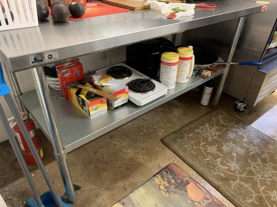 Storetec Systems TE3060 30" x 60" S/S Work Table