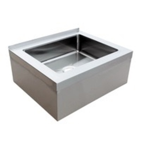 “New In Box” US Stainless USFMS-252116 25" S/S Floor Mop Sink w/Faucet (Retails New $550.00)