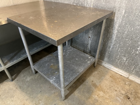 36"x30" Stainless Steel Work Table