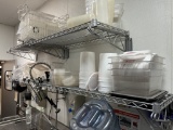 CannonWare 48”W x 14”D Wall Mount Silver Coated Wire Shelving Units