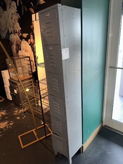6 Door Metal Employee Lockers