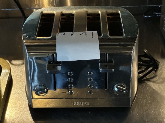 Krups S/S C/T 4 Slice Toaster