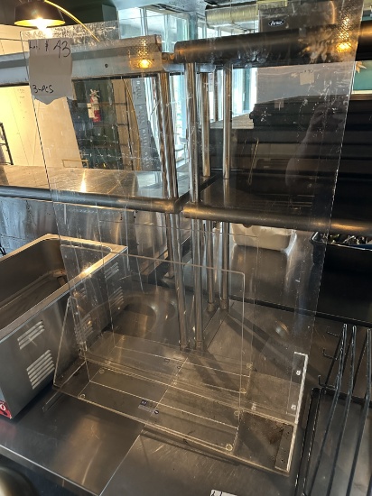 Lot of (3) Plexiglas Sheilds