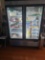 2021 Atosa MCF8703ES 2dr. Glass Reach-In Freezer on Casters 
