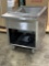 Delfield N8130B Drop-In Stainless Steel Mechanically Cooled Pan w/Mobile Cart w/Enclosed Undershelf