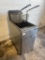 Atosa CookRite ATFS-50 Heavy Duty 50lb S/S Commercial Deep Fryer on Casters Nat Gas $1,368 new