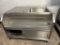 S/S 2comp. Back Bar Ice Bin w/Liquor Rails w/(2) Dr Storage 47.25