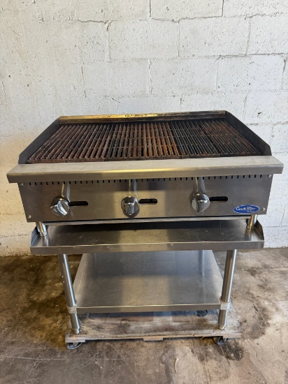 Atosa CookRite ATRC-36 Heavy Duty 36" Countertop Radiant Charbroiler Nat Gas 105K BTU/HR $1,338 new