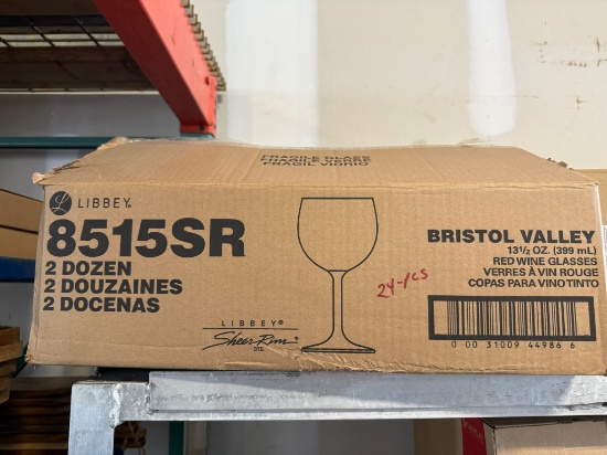New Libbey 8515SR Bristol Valley 13.5oz Red Wine Glasses