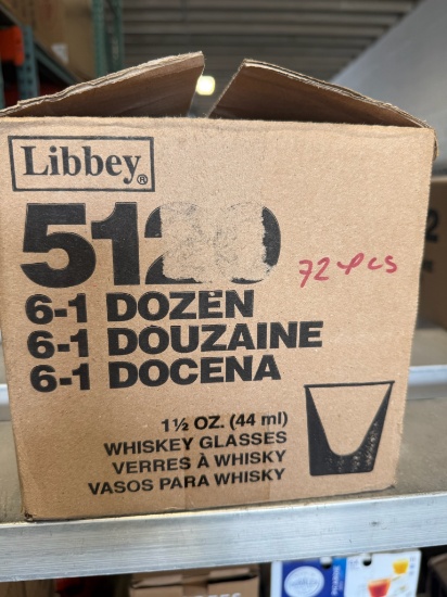 New Libbey 5120 1.5oz Whiskey Shot Glasses