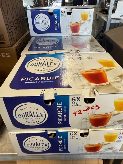 New Duralex Picardie 8.75ozTumbler Glasses