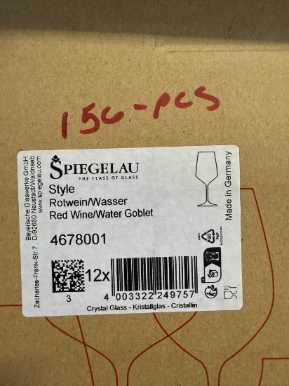 New Spiegelau 4678001 Red Wine/Water Goblet Glasses