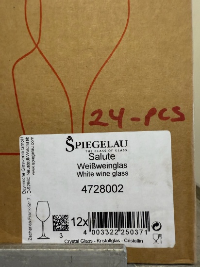 New Spiegelau 4728002 Salute White Wine Glasses
