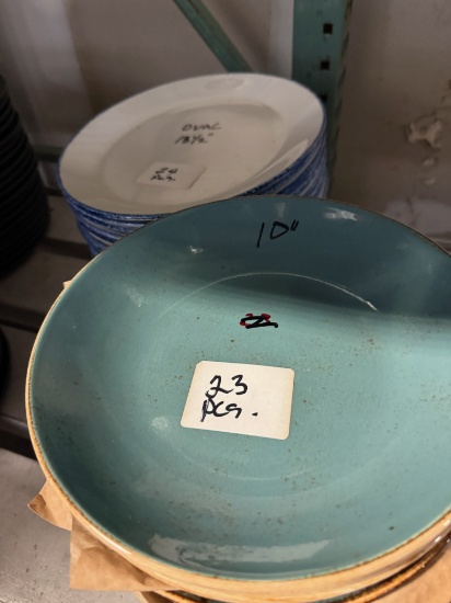 Steelite International Made in England 2023 10" Round Green Plates