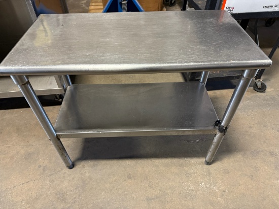 18”x36” All Stainless Steel Work Table