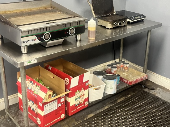 Spectrum EGD-24M C/T 24" Electric Griddle (missing 2 knobs)