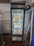 2021 Atosa MCF8701GR 1dr. Glass Reach-In Freezer on Casters 