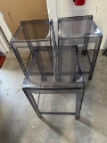 Clear Plastic Barstools (no backs)