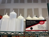 New TableCraft 16oz Widemouth Squeeze Bottles, PLTHSB012C 12oz Clear
