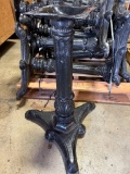 Black Metal Heavy Duty Decor Table Bases