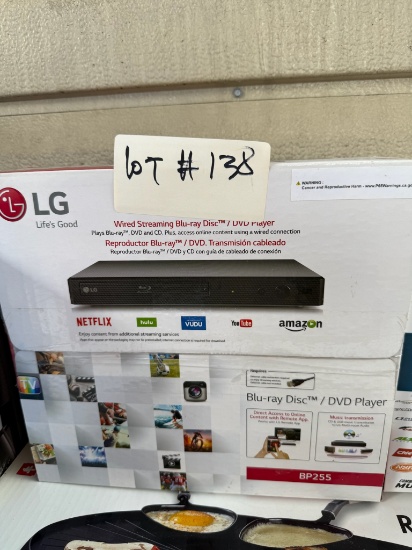 LG BP255 Blu-Ray Disc/DVD Player