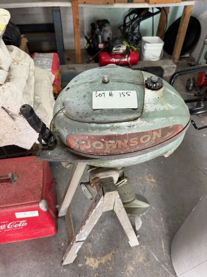 Johnson SeaHorse Outboard Engine w/Stand