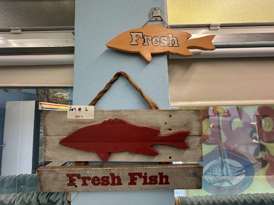 Décor Wood Fish