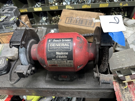 General BG6001 6” Bench Grinder