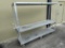 Heavy Duty Welded Aluminum 3 Shelf Mobile Rack 88.5