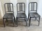 Emeco 111 Navy Chairs Black Plastic